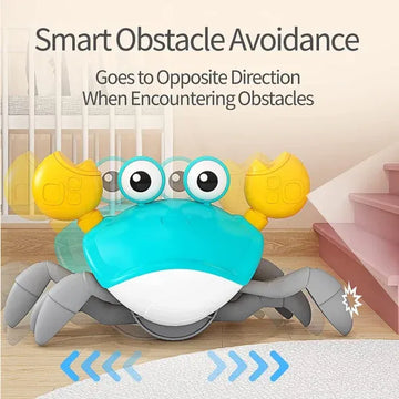 Crawling Crab Toy for Kids | Rechargeable Musical Light-Up Baby Toy